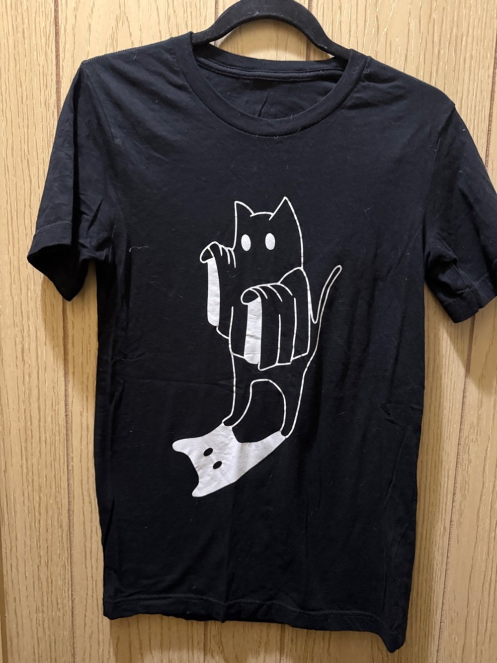 Black Cat Graphic Tee - Unbranded